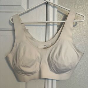 Knix LuxeLift Pullover Bra Bralette in Cream Plus Size XXXL Seamless Smoothing
